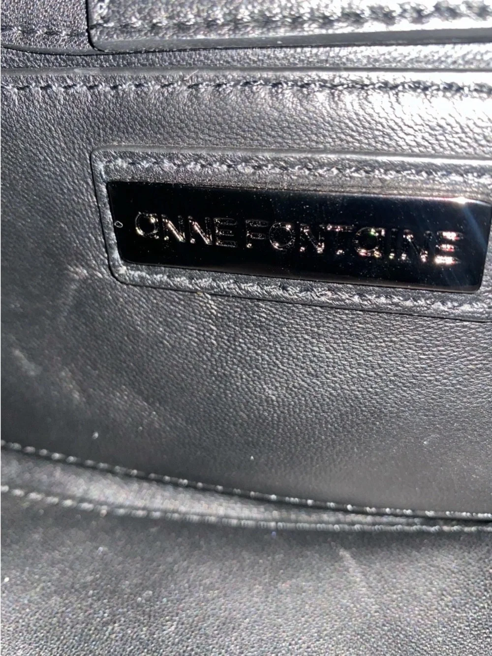 Anne Fontaine Scarlett star jet black with black crystals-limited Edition